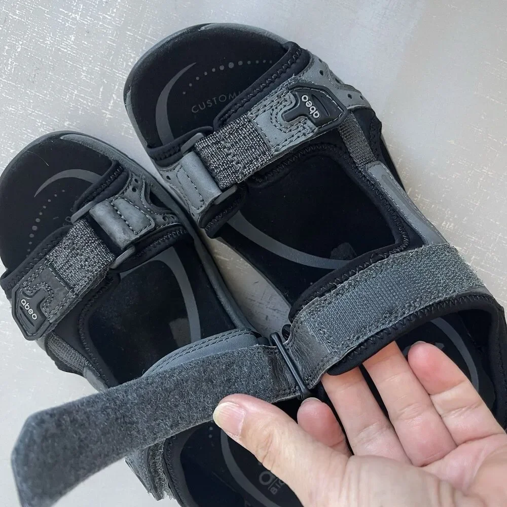 ABEO Cayucos Men's Sandals Size 8 N  B.I.O. System Adjustable Sport Comfort Open